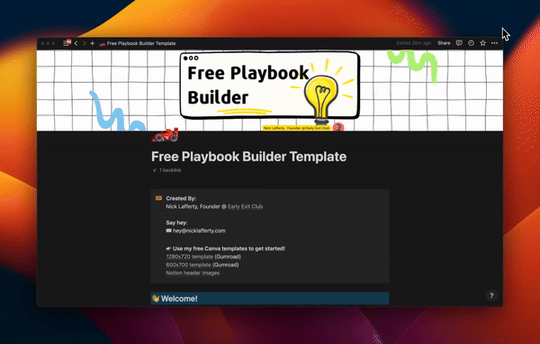 Playbook builder gif